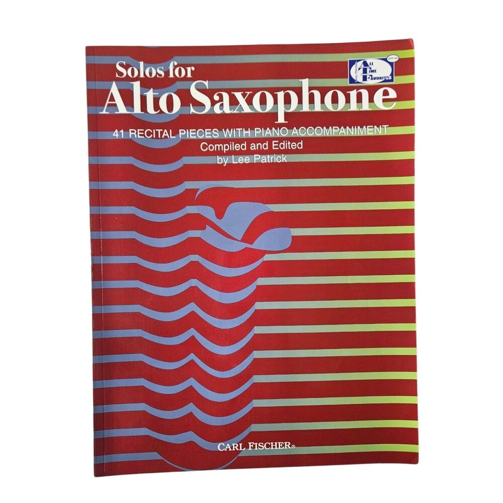 Solos for Alto Saxophone 41 Recital Pieces with Piano Music Book